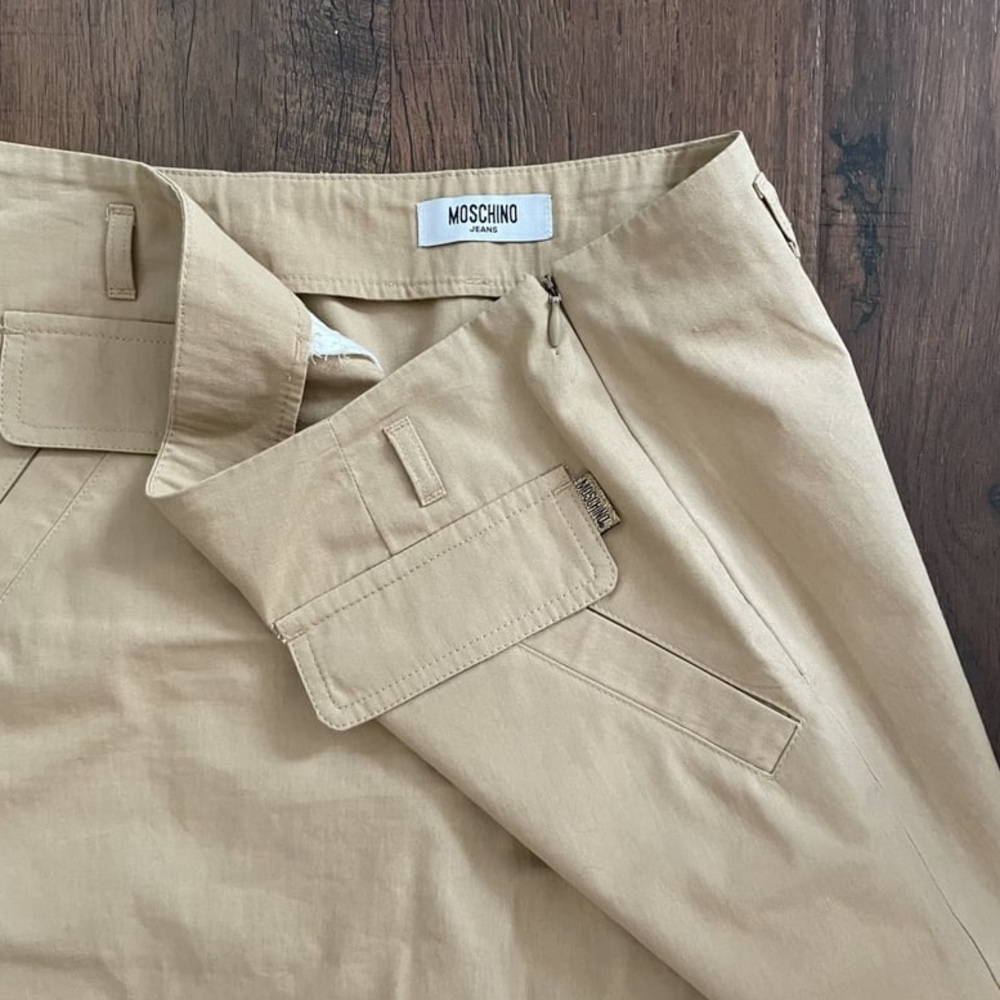 Vintage Moschino Khaki Skirt - Picture 5 of 6